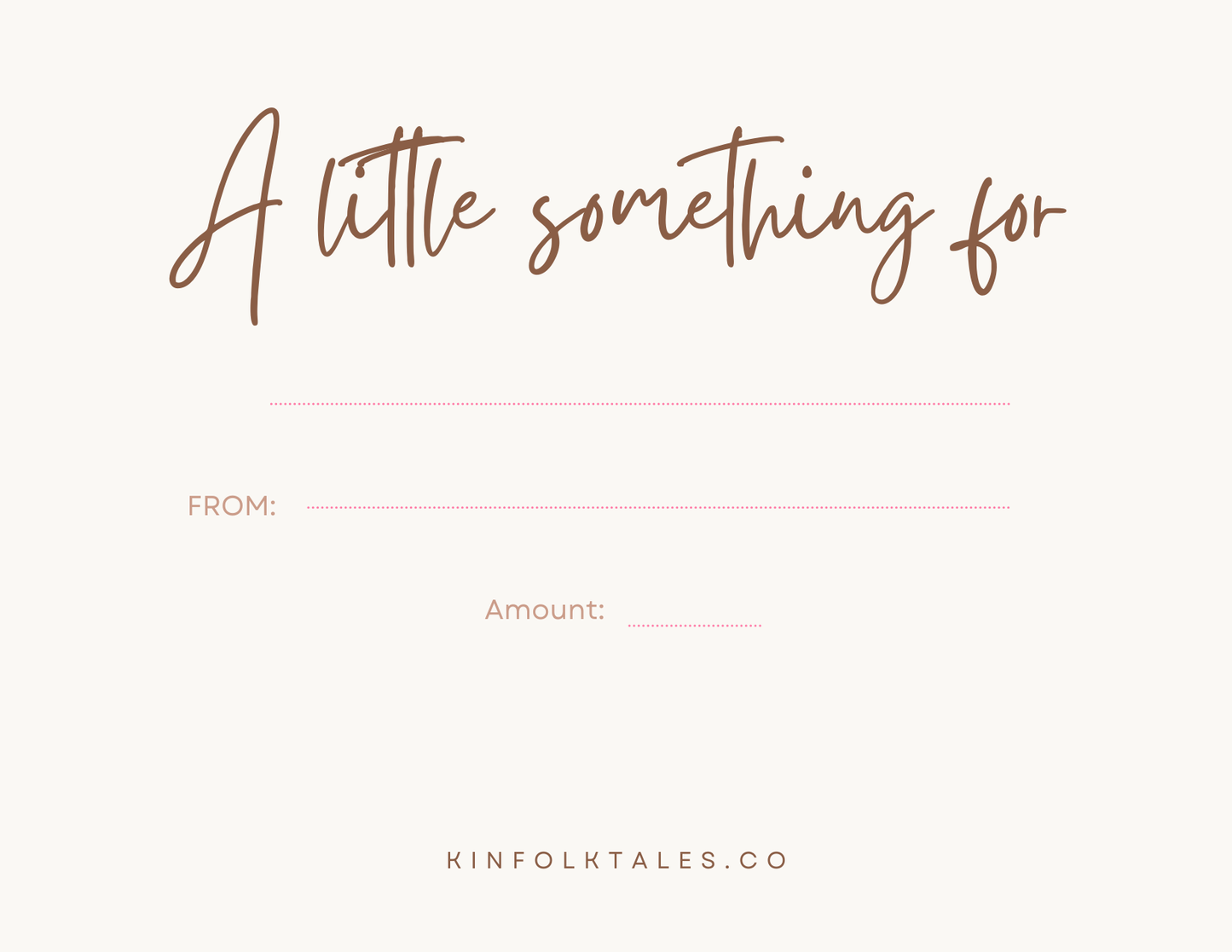 Kinfolk Tales Gift Card